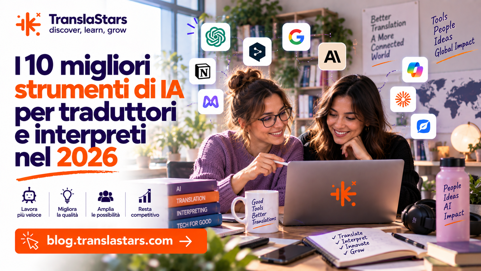 I 10 migliori strumenti di IA per traduttori e interpreti nel 2026