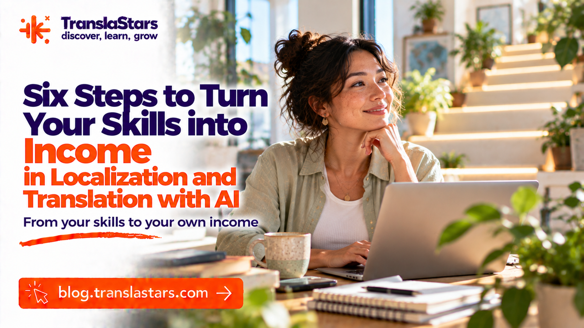 Six Steps to Turn Your Skills into Income in Localization and Translation with AI