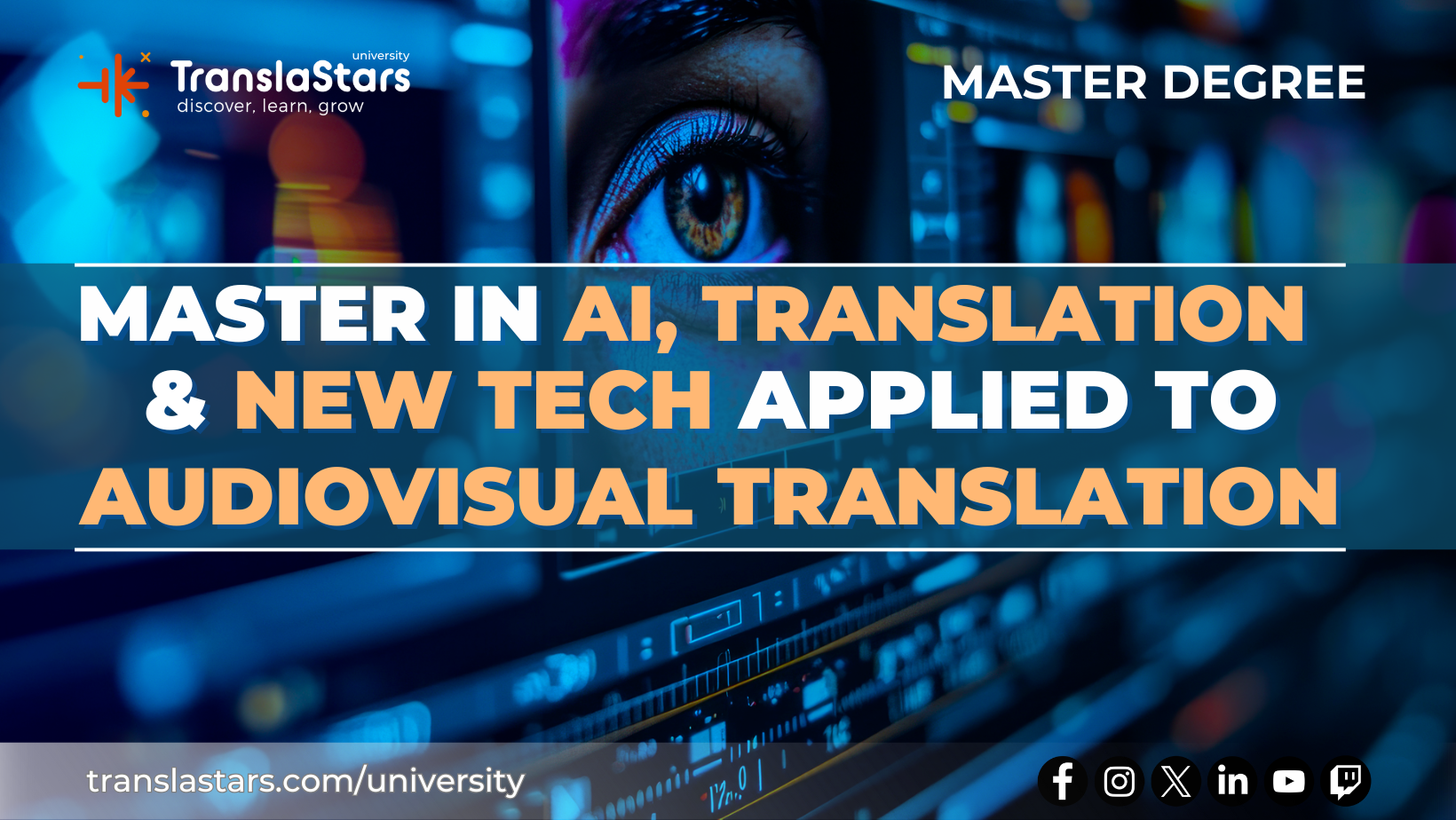 Master in AI, PM e Traduzione per l'AVT