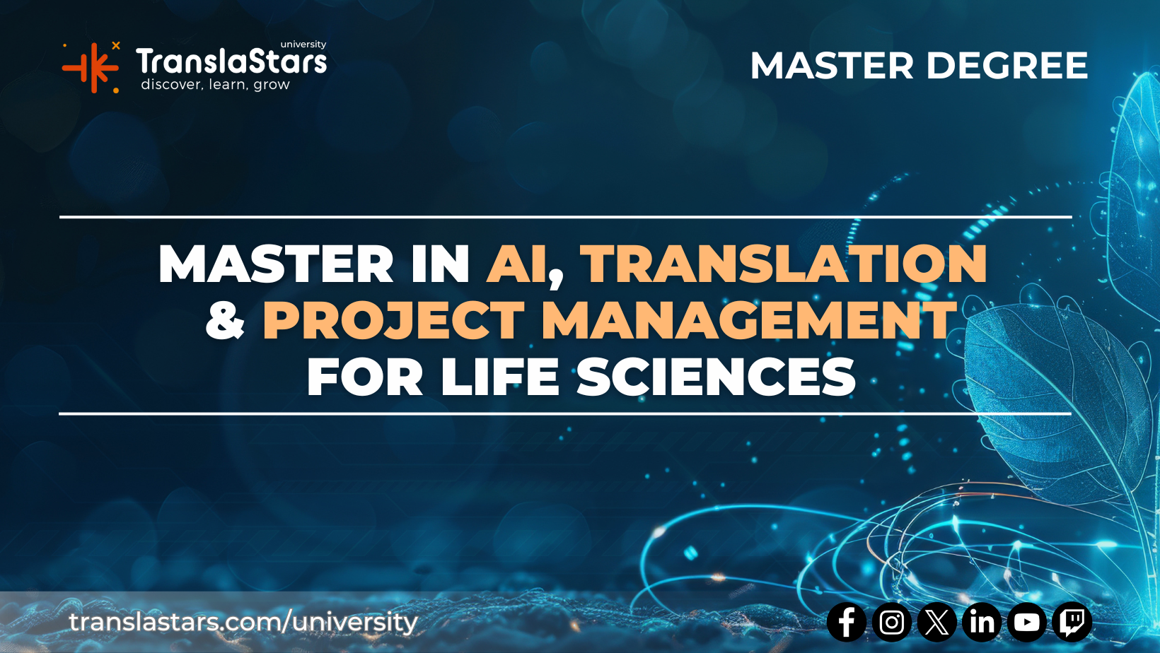 Master: AI, Translation & PM for Life Sciences